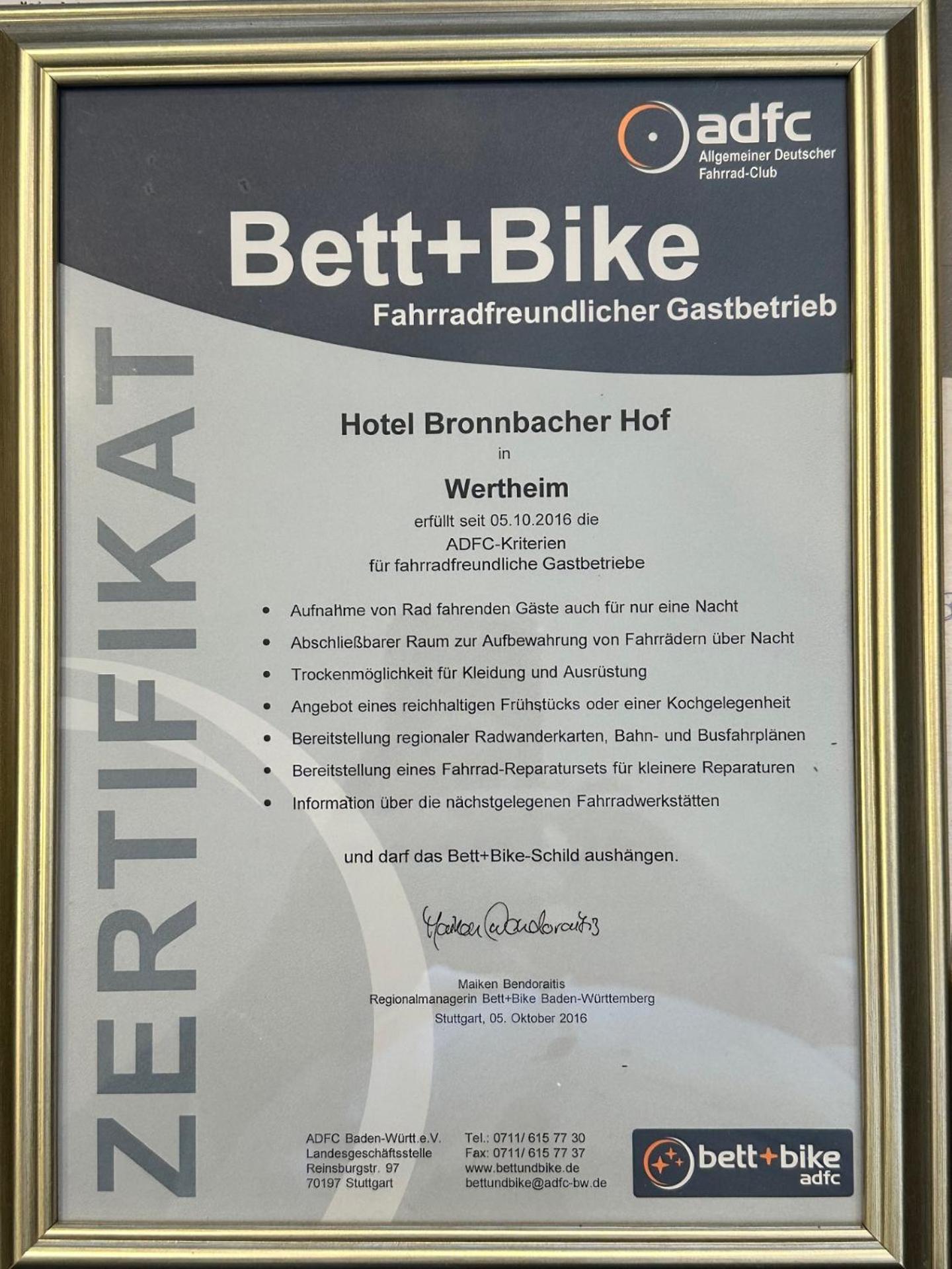 Hotel Bronnbacher Hof فيرتهايم المظهر الخارجي الصورة